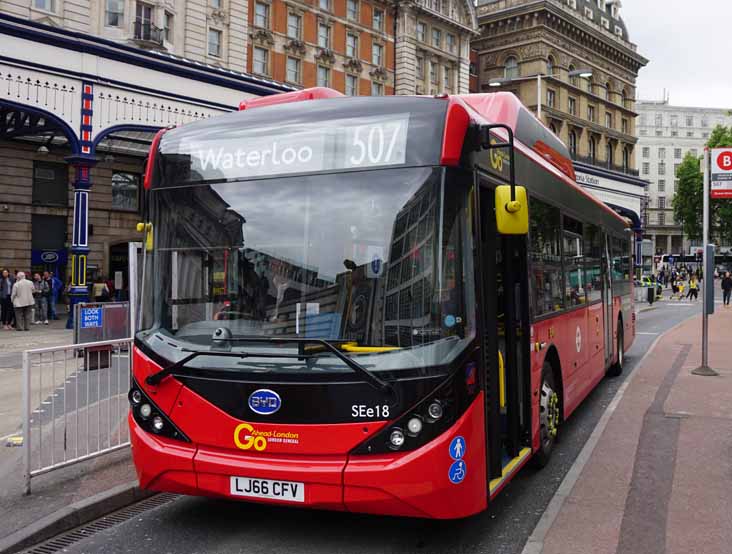 Go-Ahead London BYD D9UR ADL Enviro200EV SEe18